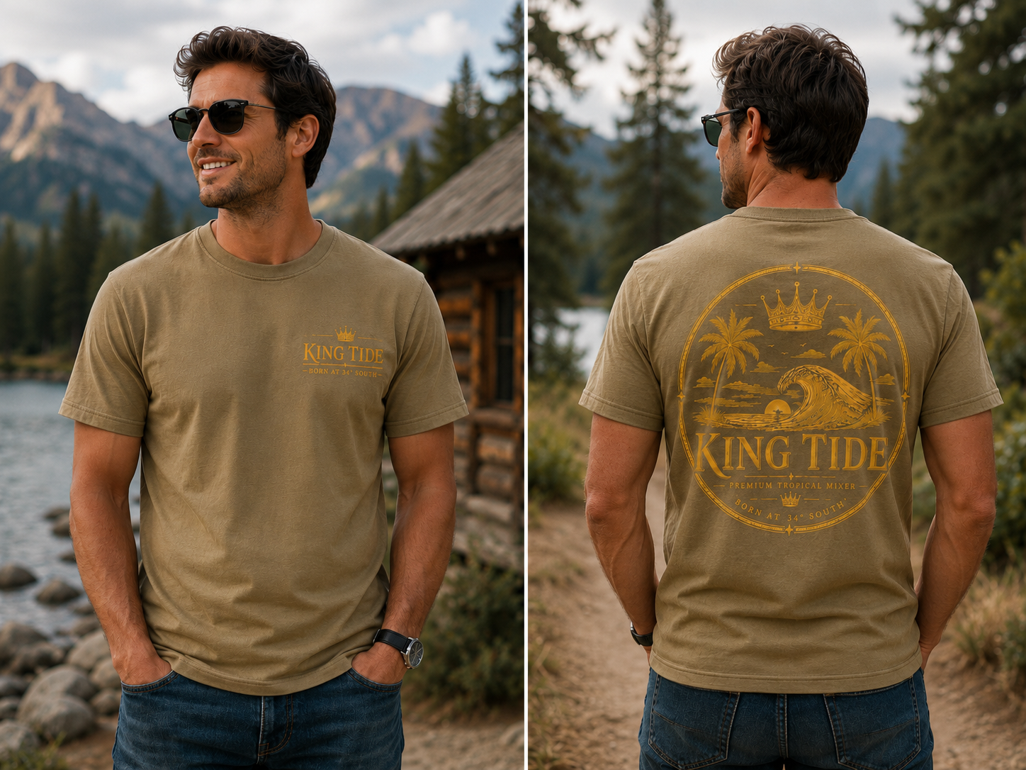 King Tide Golden Hour T-Shirt - Image 3