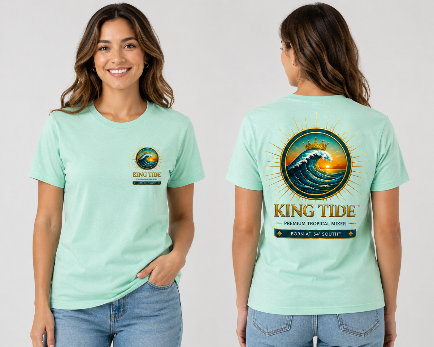 King Tide Signature Crest T-Shirt - Image 2