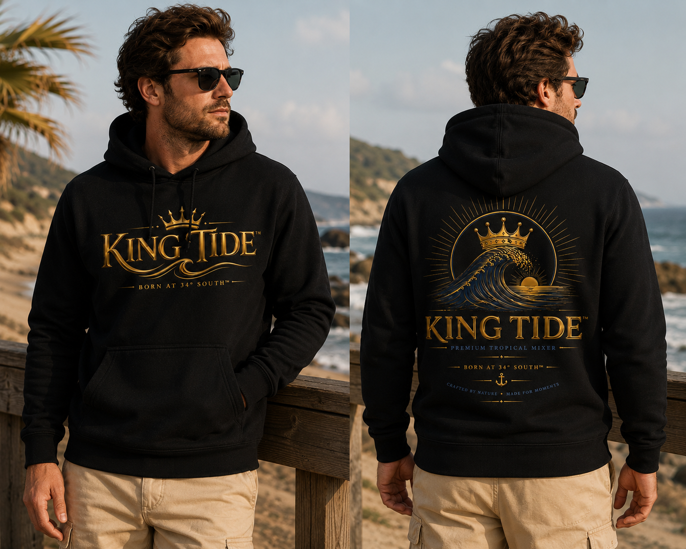 King Tide Premium Crest Hoodie - Image 2