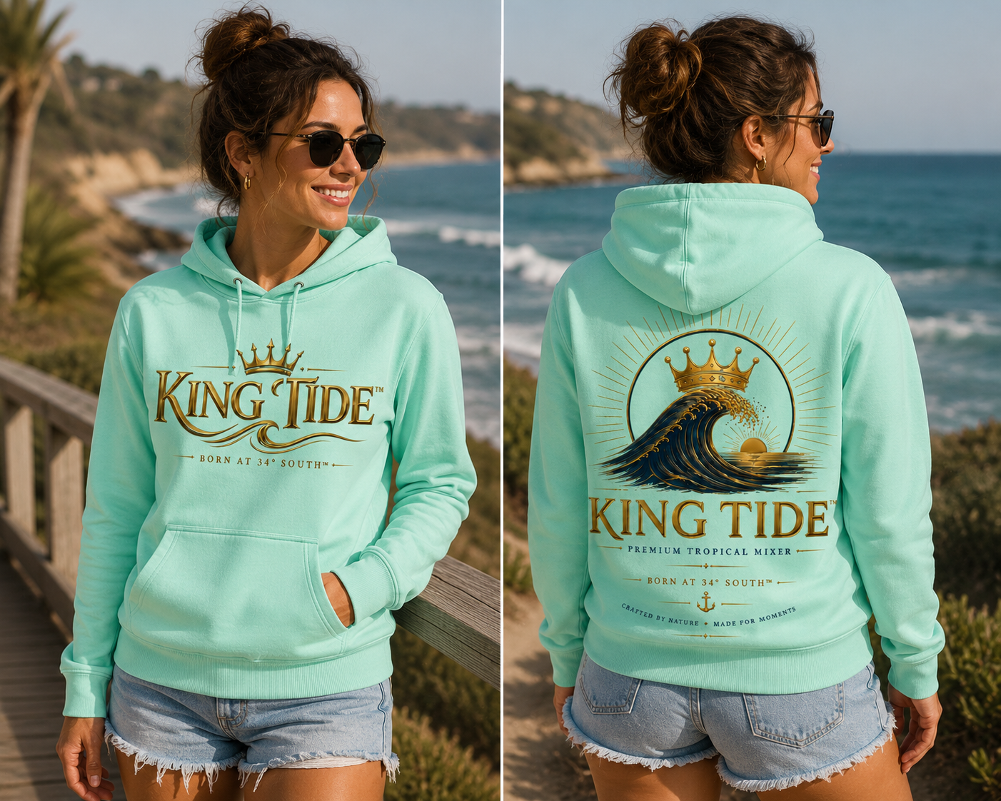 King Tide Premium Crest Hoodie - Image 3